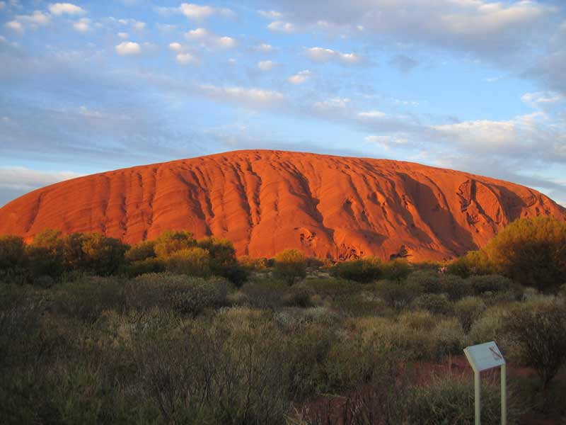 Uluru rock